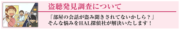 HAL探偵社の盗聴器発見調査